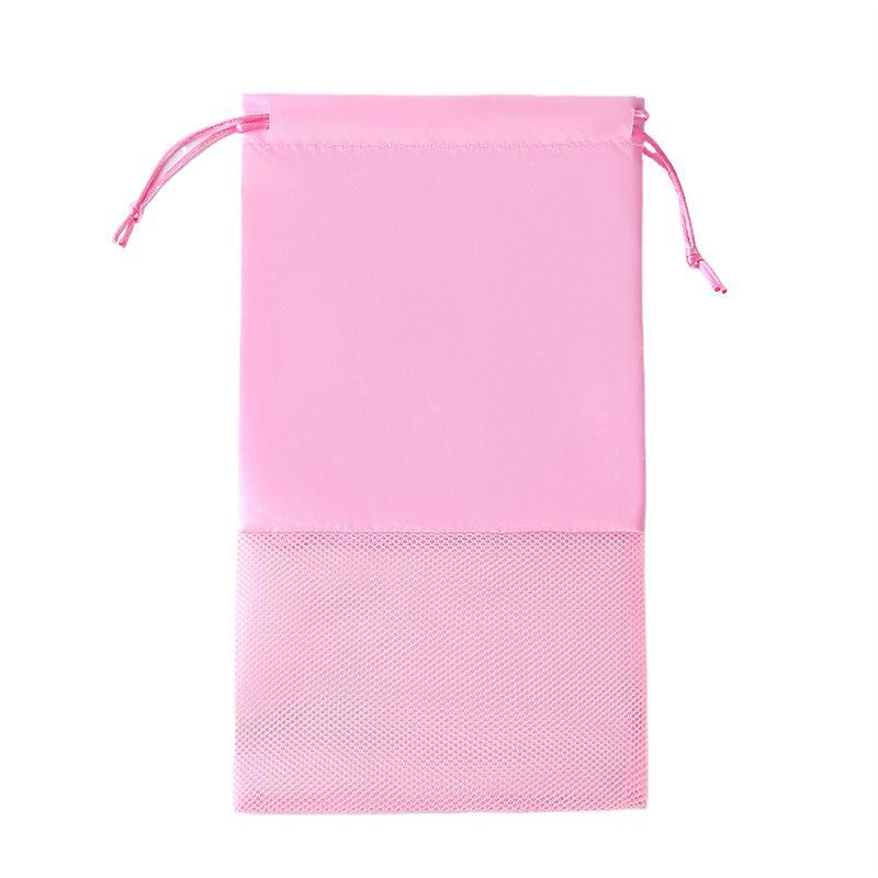 Portable Mesh Dance Bag Breathable Shoes Storage Pouch Girls Ballet Organizer Bags Shoe Pouches Bag Drawstring Dance Shoes Pouch
