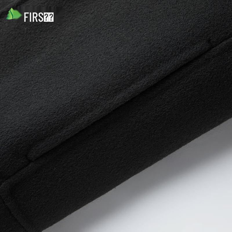 Shanshan Men's Mid-Length Wool Blend Double-Faced Coat