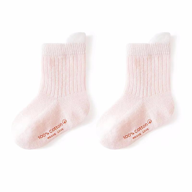Infant Baby Socks For Boys Girls Summer Mesh Thin Children's Cotton Girl Boy Sock Solid Toddler Soft Kids Sock 0-5Years