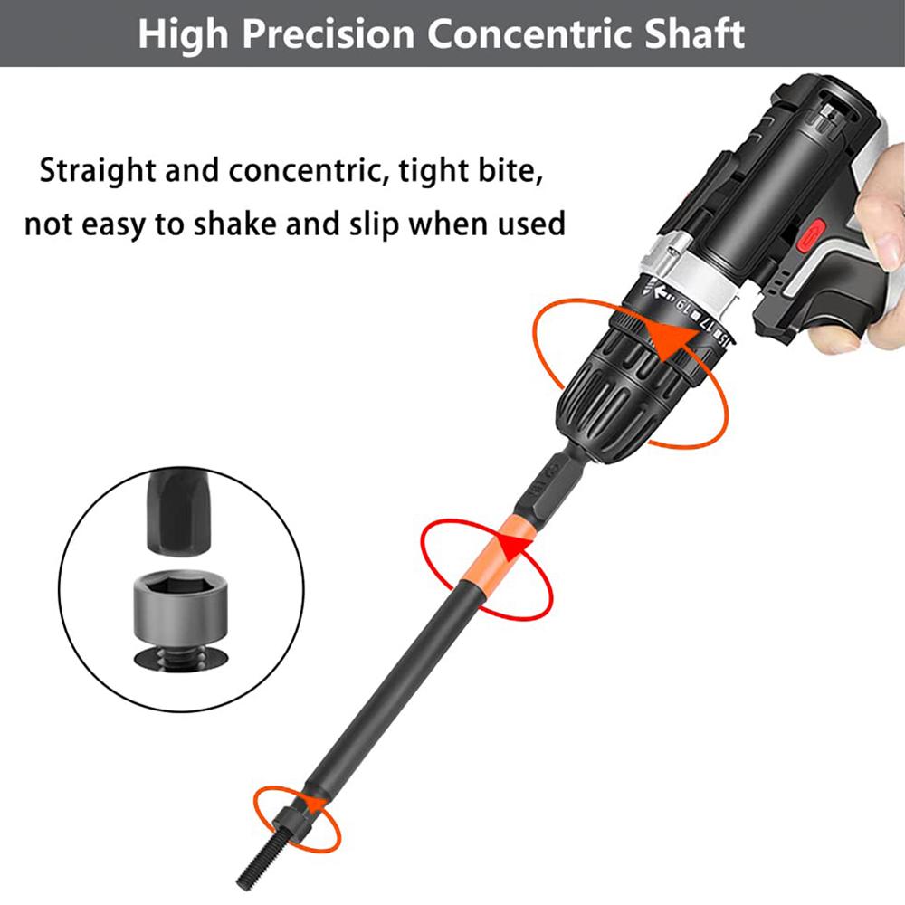 

10Pcs/Set 100mm H2.5 Anti-Rust S2 Alloy Steel Magnetic Hex Shank Screwdriver Bits As Shown A