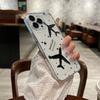 Rush to the cloud, the aircraft mobile phone case is suitable for Apple 15plus mobile phone case 17promax star 16 transparent and anti-drop.