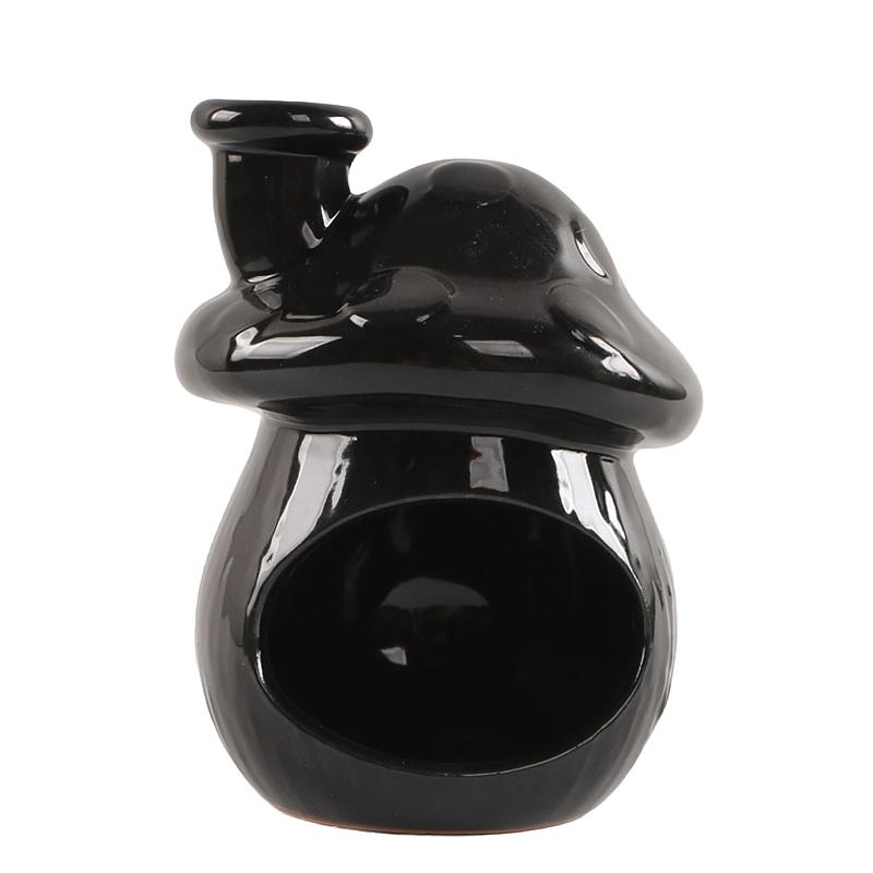 

1 шт. Аромалампа для ароматерапии Пало Санто Керамическая Для благовоний Шалфея Милая в форме гриба Идеальный подарок для домашнего декора