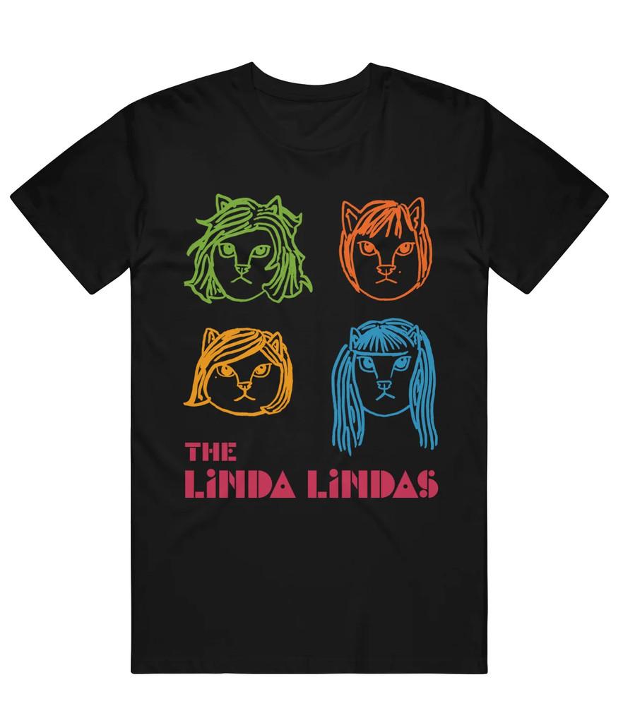 

NEW The Linda Lindas CATS black shirt All sizes S to 45XL 1F2515 Unisex T-Shirt XL