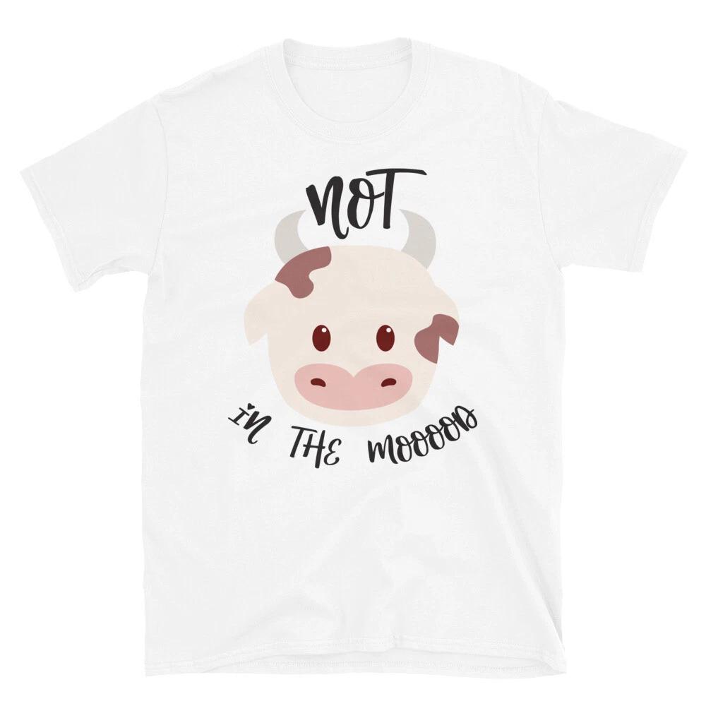 Family Love Not in the Mood Funny Cow T-Shirt S