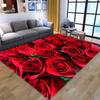Cartoon Home Floor Mat Living Room Bedroom Carpet Rose Carpet Floor Mat