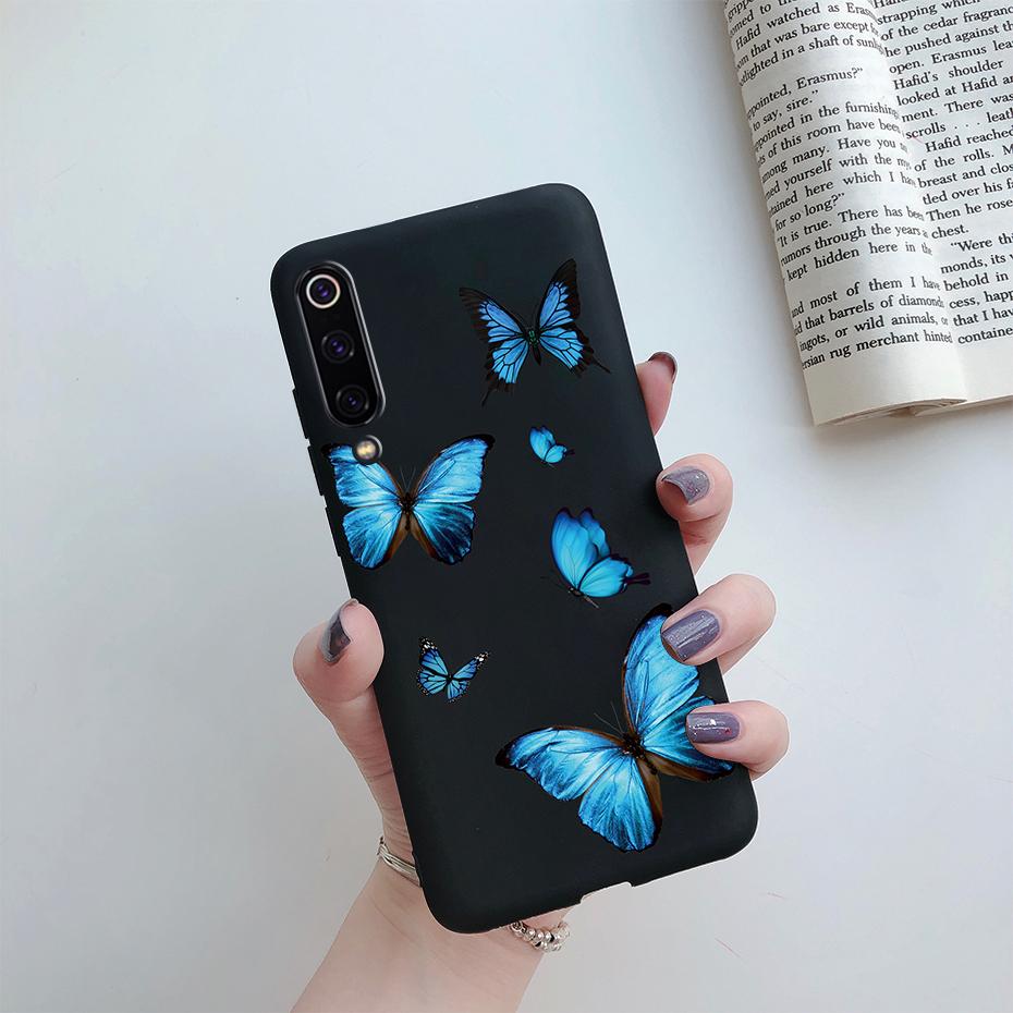 For Xiaomi Mi 9 SE Mi 9 Lite Case Soft Flower Painted Silicone TPU Cover Phone Case For Xiomi Xiaomi Mi 9 Mi9 SE Lite 9SE Cases
