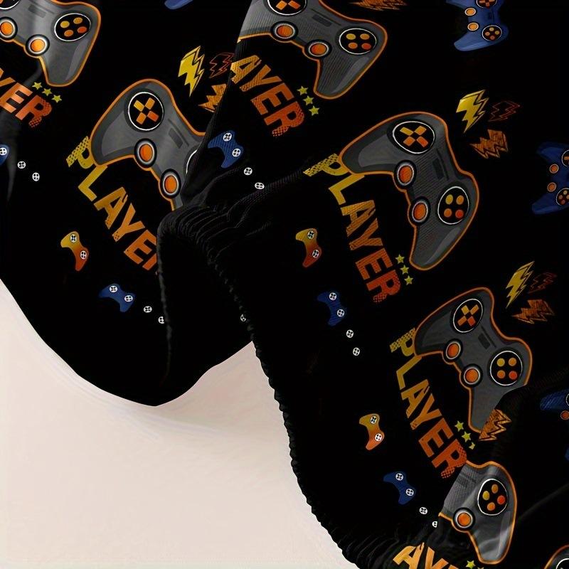 Spelkonsolmönster Madrass Tredelad Digitaltryck Sovrum Rum Skola Sovsal Sängkläder Dekoration