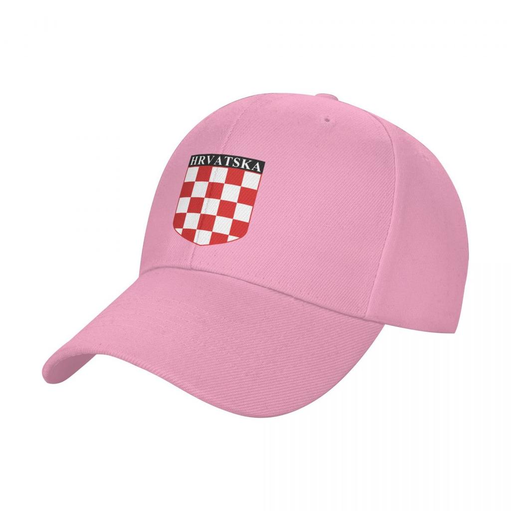 Croatian Grb Version XXI Hrvatska Baseball Cap Sunscreen New In Hat Golf Sun Cap Men's Luxury Women's