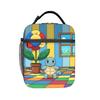 Custom S-Squirtles Portable Lunch Boxes for Women Waterproof Cartoon Thermal Cooler Food Insulated Lunch Bag School Student