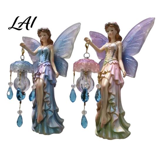 Comfortable Atmosphere Lighting Fairy Wall Lamp Warm LED with Resin Sconce Glow for Bedroom Unique Crafts Living Room Room Vintage Rustic