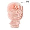 1pc Shoulder Collar Exaggerated Big Flower Pleated Flower Cloth Pressed Pleated Craft Flower Diy Clothing Accessories