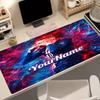 Mbappe Personalized Text Mouse Pad Desk Mat Ultralong Desk Mat Nonslip Rubber Base Office Desk Accessory