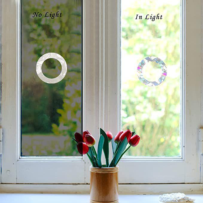 Electrostatic Anti-Collision Window Stickers to Prevent Bird Strikes