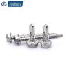 GUWANJI 304 Stainless Steel Hex Flange Self-Drilling Screws