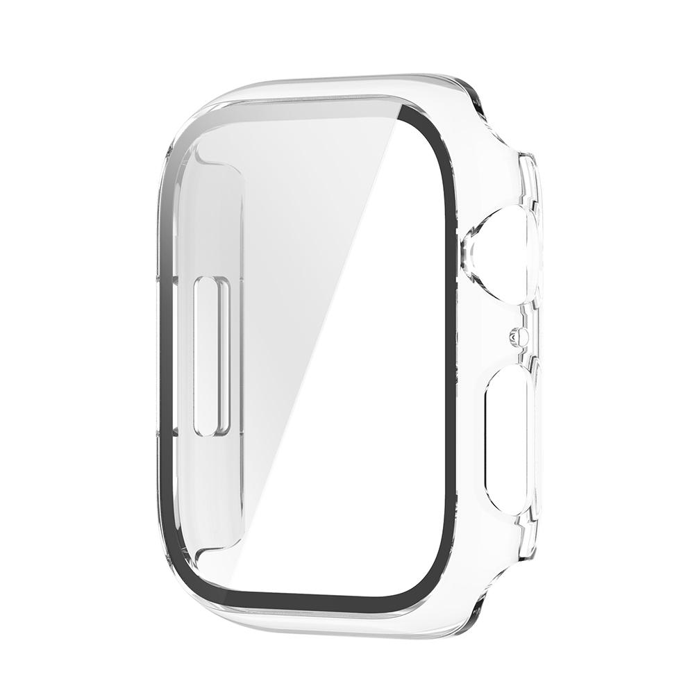 Buy Bumper Tempered Glass + Cover for Apple Watch Series 8 7 6 5 4 SE