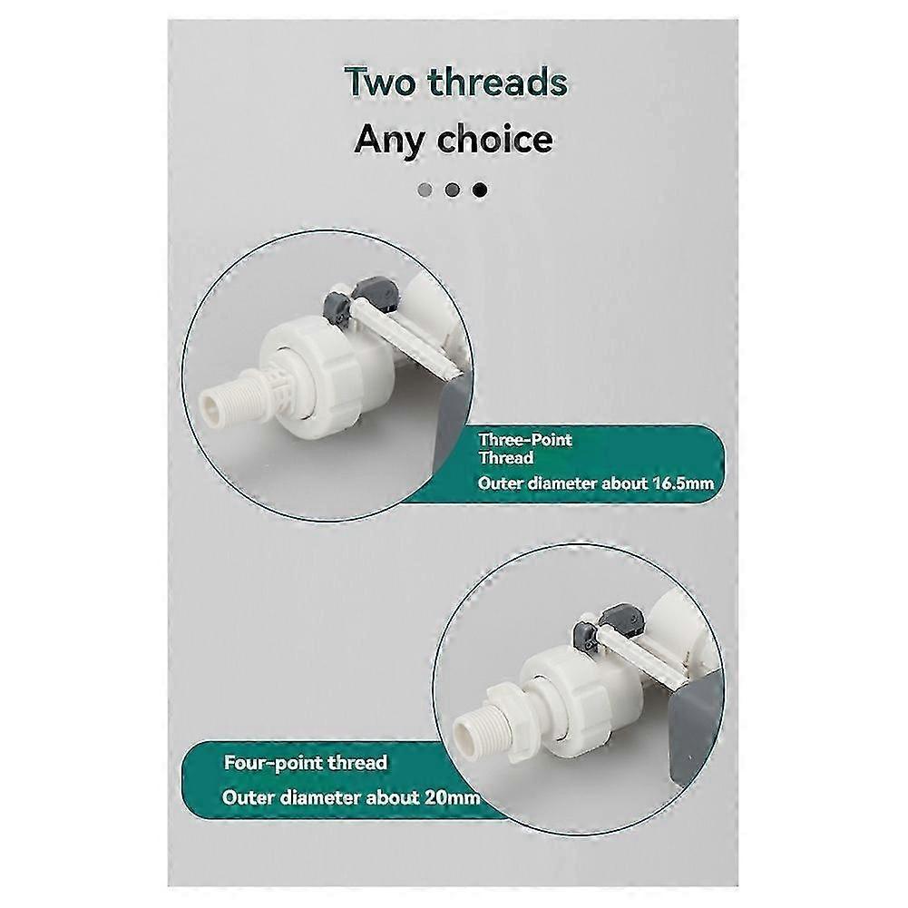 In-Wall Bathroom Water Tank Fitting with G3/8inch Hanging Toilet Water Valve Accessory