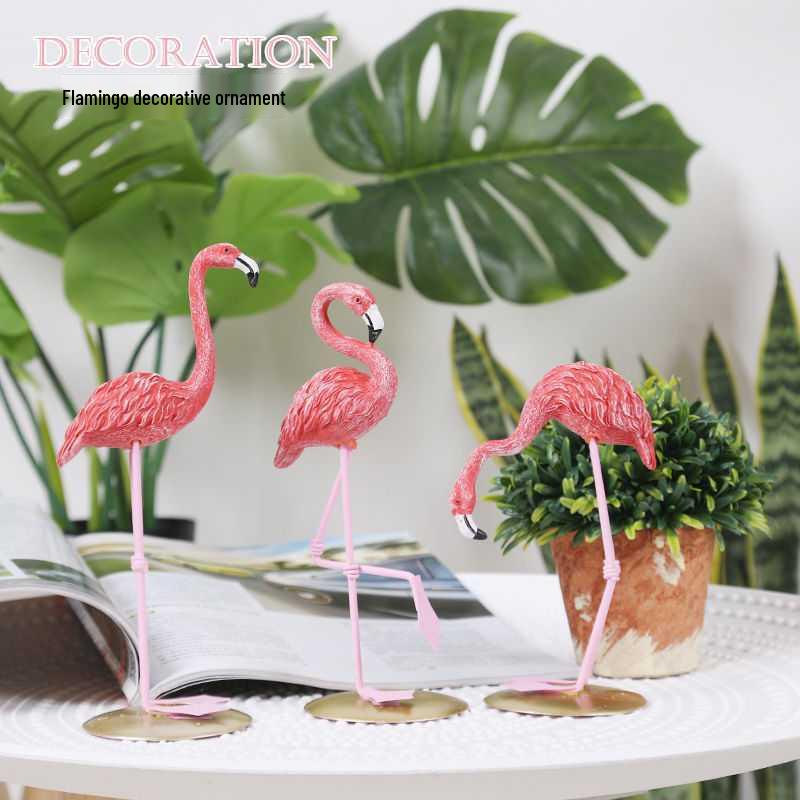 Creative Flamingo Ornament for Home, Living Room, or Bedroom Decor