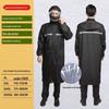 Adult One-Piece Long Raincoat: Fashionable, Thickened, Lengthened Outdoor Windbreaker & Cycling Poncho