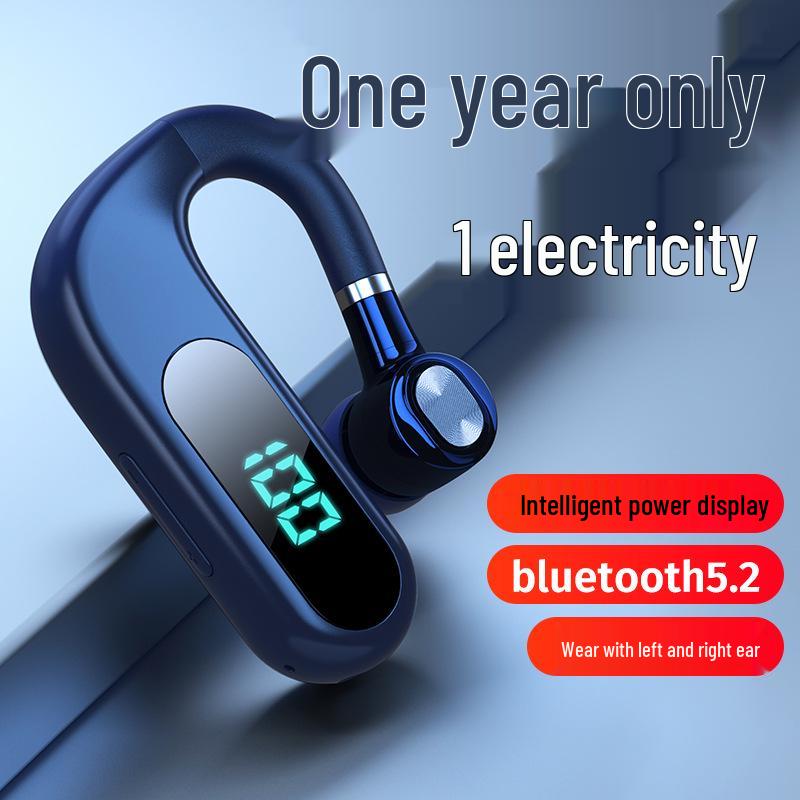 2025 Bluetooth Ear-hook Earphones: Large Battery, Super Long Life, Digital Display, for Huawei, Apple, Android