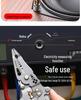 Thickened Multi-functional Electrician's Pliers with Voltage Testing Tip and Wire Stripper