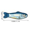 New Non-Slip Home Decor Rugs Fish Shape Creative Design Cartoon Salmon Rug Cute Material Decorative Floor Mat Coffee Table