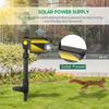 Solar Power Motion Activated Sprinkler Animal Repeller 3 Time Modes Adjustable Spray Angle Sprinkle Distance Garden Sprinkler
