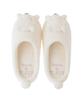 Maison de Fleur Polar Bear Room Shoes, Ivory, Size F, 08000528100