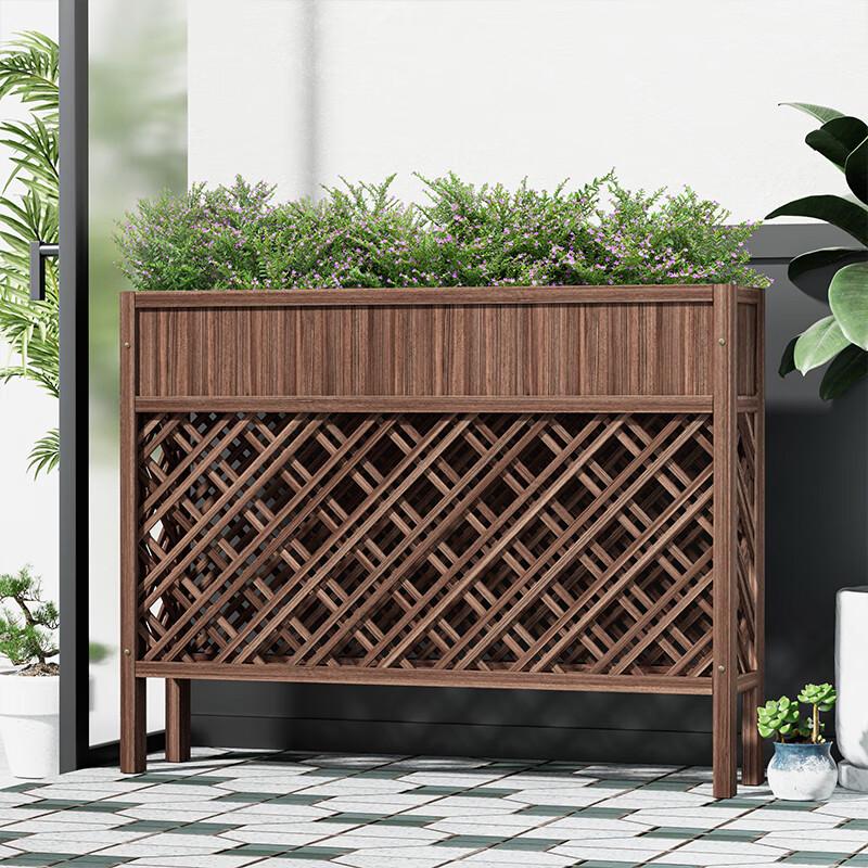 Anti-Corrosion Wood Flower Box & Garden Divider