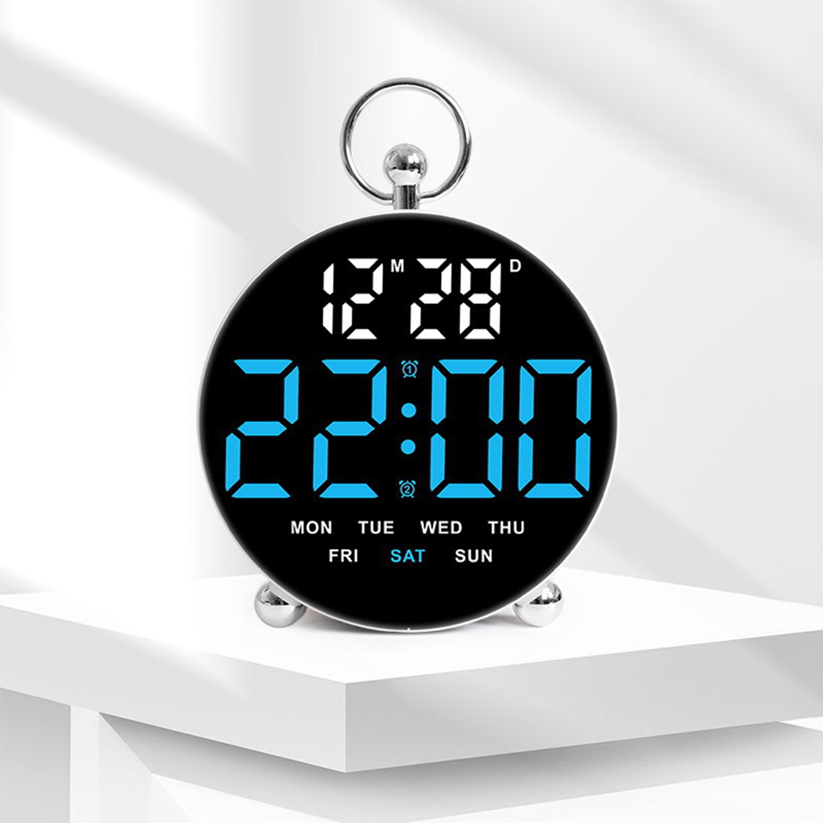 

Digital Alarm Clock Dimmable Double Alarm USB Charging LED Clock for Kids Adults Bedroom Bedside Desk Classroom Dorm Night China Mainland