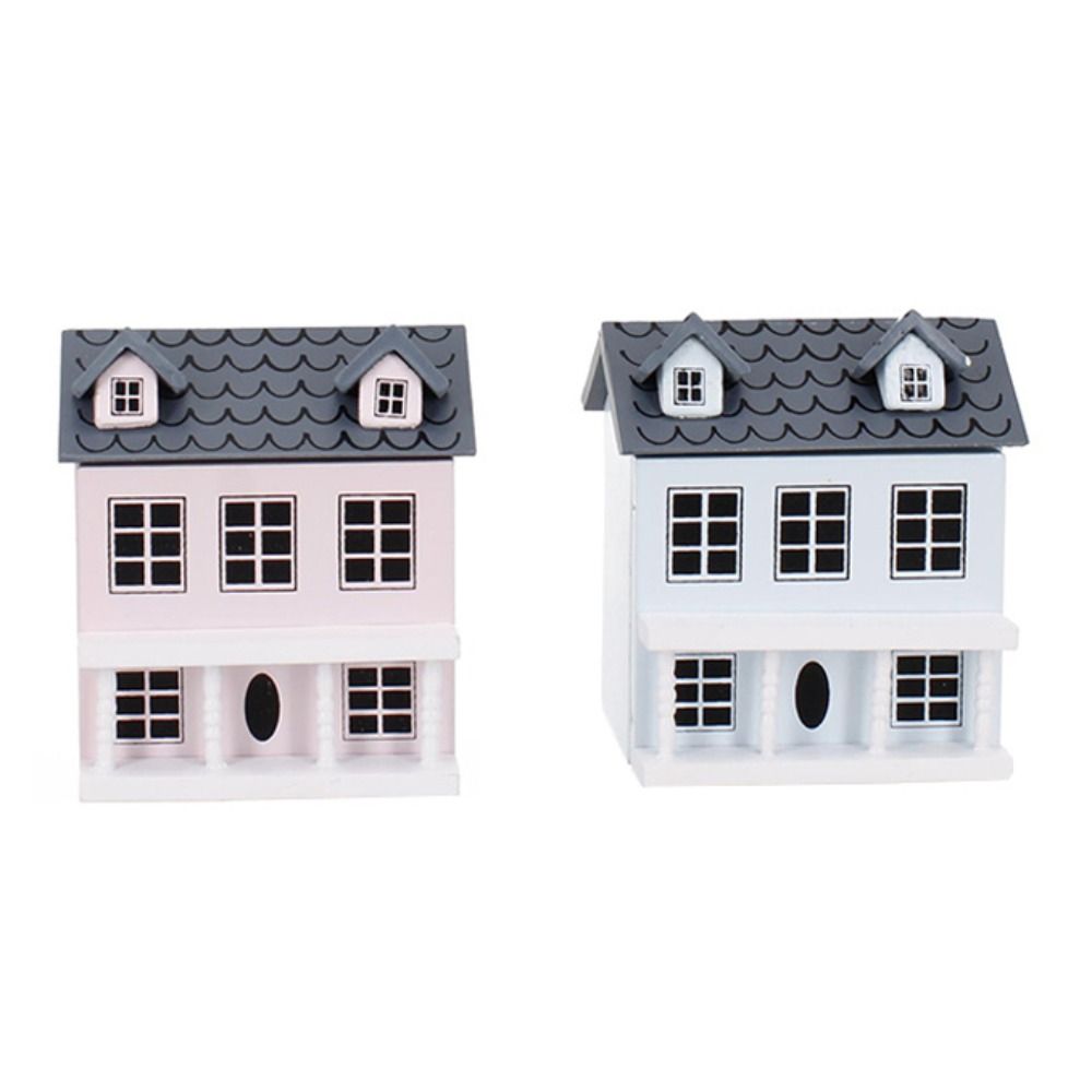 1:12 Dollhouse Dolls Miniature House Mini Villa Miniature Doll House Model  Children Toys