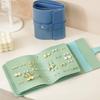 Leather Travel Earring Storage Book – Portable Large Capacity Earring Case