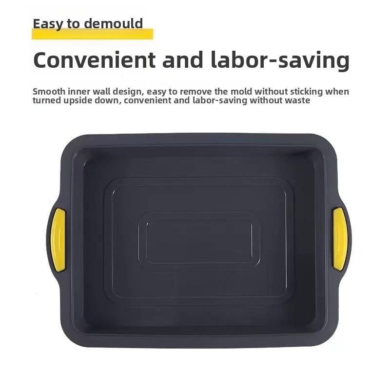 Silicone Baking Pan Rectangular Cake Mold With Easy Release For Home Baking And Swiss Roll Making
