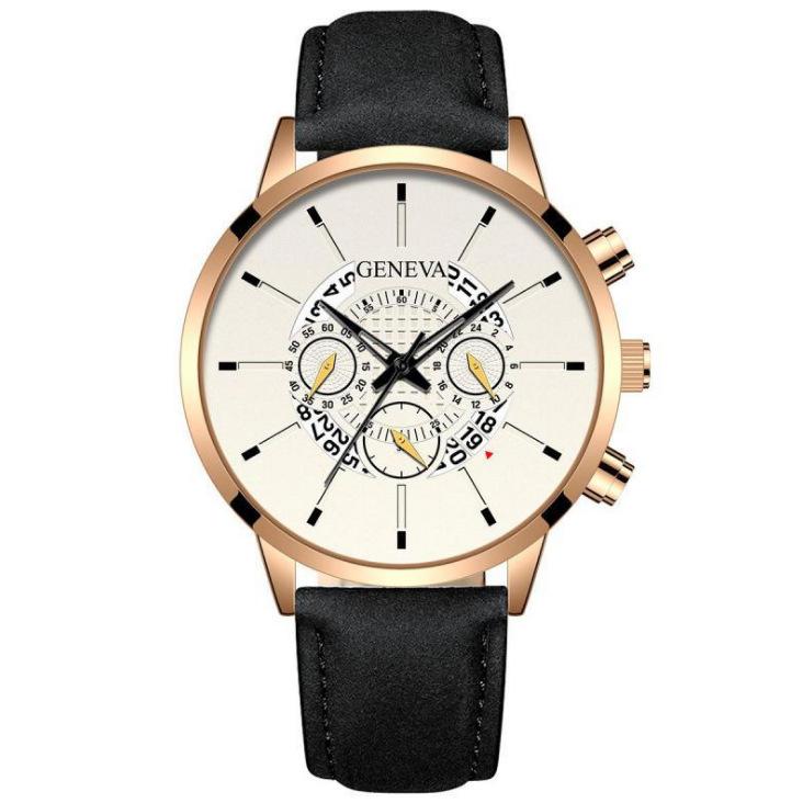 Geneva Wish Fashion Creative Calendar, Men'S Business Belt Watch