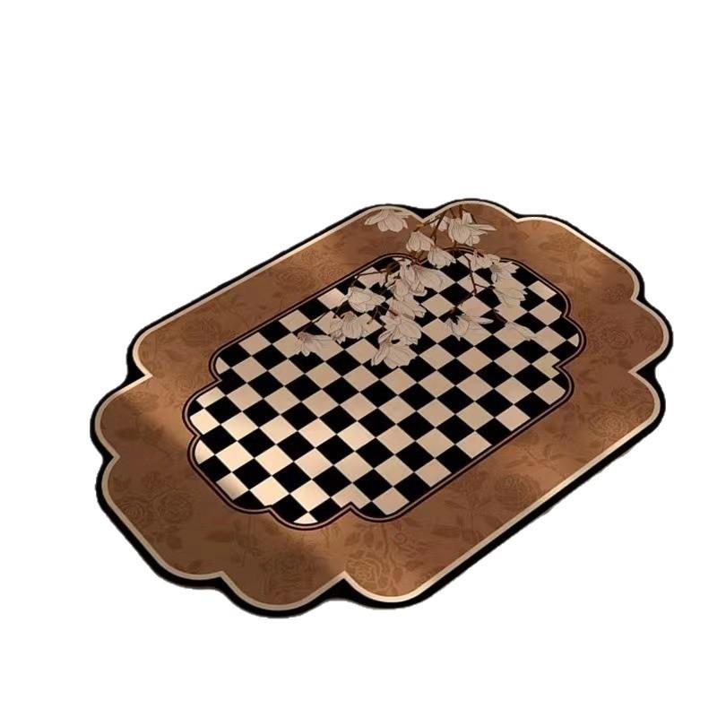 2024 Vintage-Style Quick-Dry Diatomaceous Bathroom Floor Mat