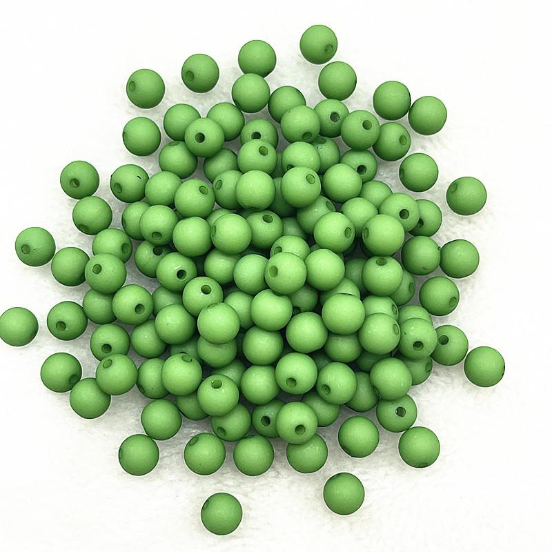 New 4mm/6mm/8mm Round Acrylic Matte Beads Loose Spacer Beads for Jewelry Making DIY Handmade Bracelets Accessory