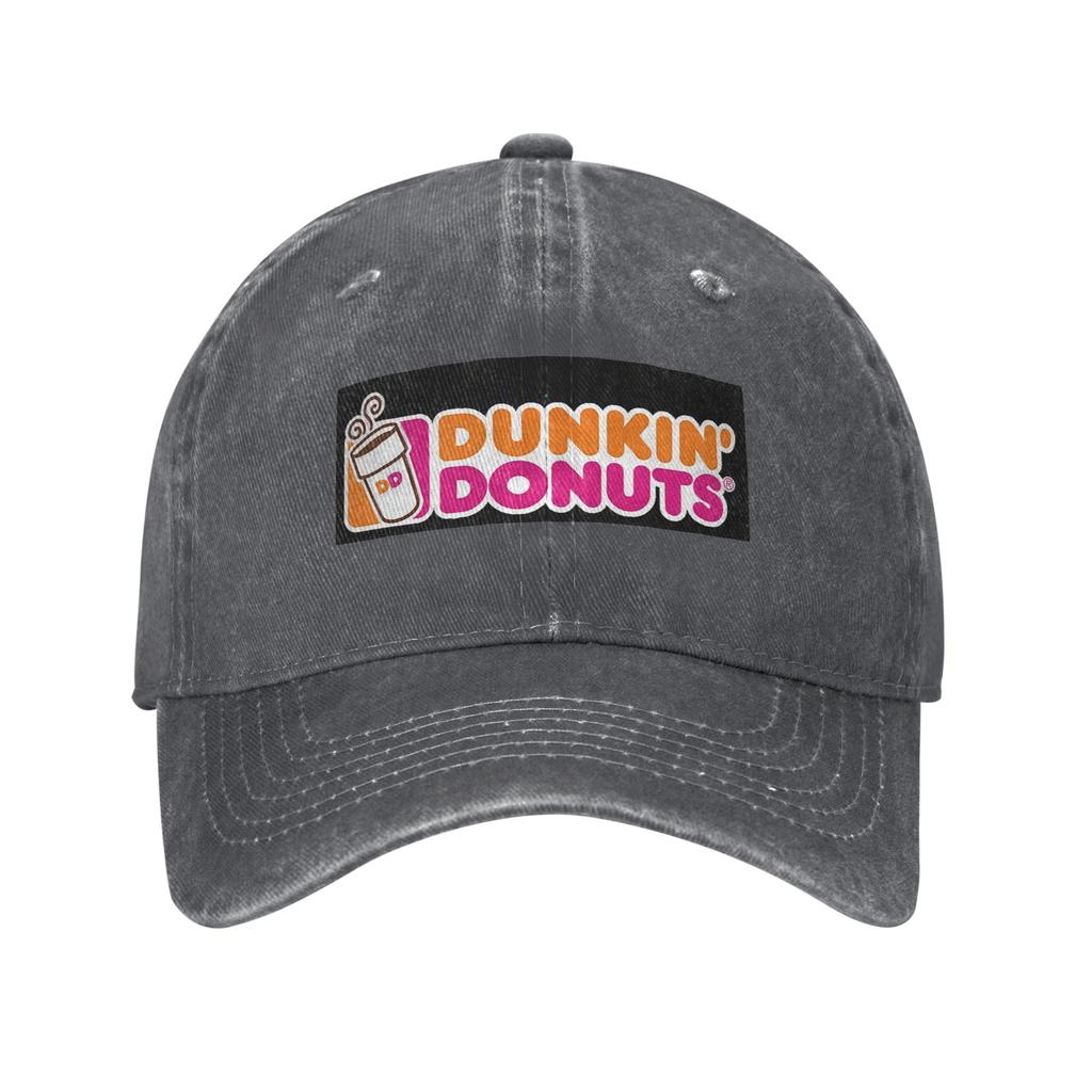 Dunkin Donuts  Denim Cap Casual Baseball Caps Adjustable Hat Summer Unisex Baseball Hats