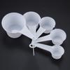New 11 Pcs White Plastic Kitchen Measuring Measure Spoons Cups Tablespoon Sets