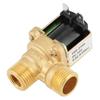 DC 12V DN15 G1 2 Brass Electric Solenoid Valve Normally Closed Water Inlet Switch with Filter