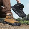 Outdoor Men Walking Hiking Shoes Waterproof Casual Sneakers Anti-Slip Climbing Trekking Shoes Comfortable Man Work Short Boots