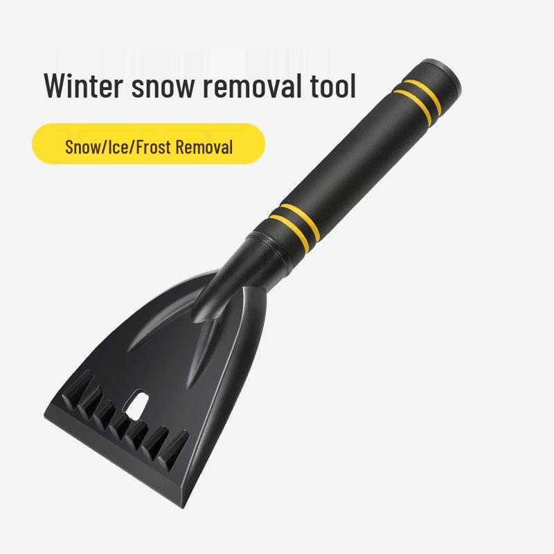 Large Multi-function Car Snow Shovel and Window Scraper with Brush - Winter Defrosting Tool