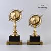 Modern Luxury Metal Globe Ornament for Office, Study Desk, or Wine Cabinet