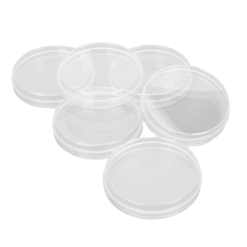 20pcs Sterile Plastic Petri Dishes with Lid 90mm Dia 15mm Deep Laboratory Petri Plate Dish for Analy