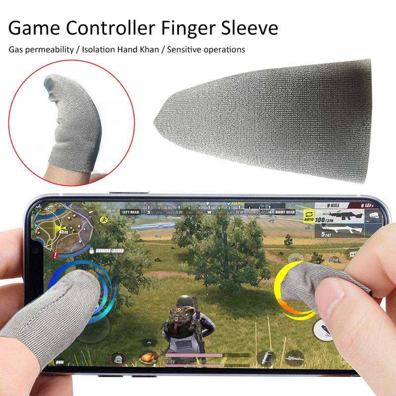 Buy Mobile Game Controller Finger Sleeve Set Anti-Sweat Touch Screen ...