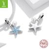 Dripping Blue Starfish Pearl Pendant, Summer Fresh Diy Jewelry Accessories Scc1807