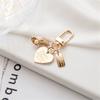 4Pcs Heart Pendant Seashell Keychain Ocean Themed Keychain Key Holder Keyring Accessories for Women Bag Luggage Charm