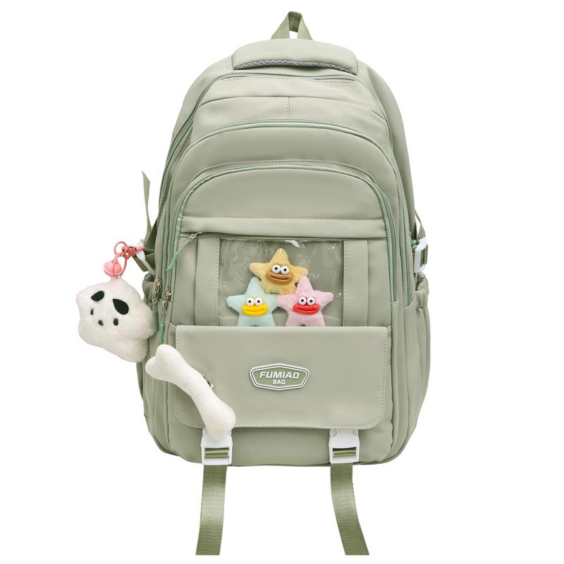 Sac d'école pour collégienne Sac à dos grande capacité pour femme