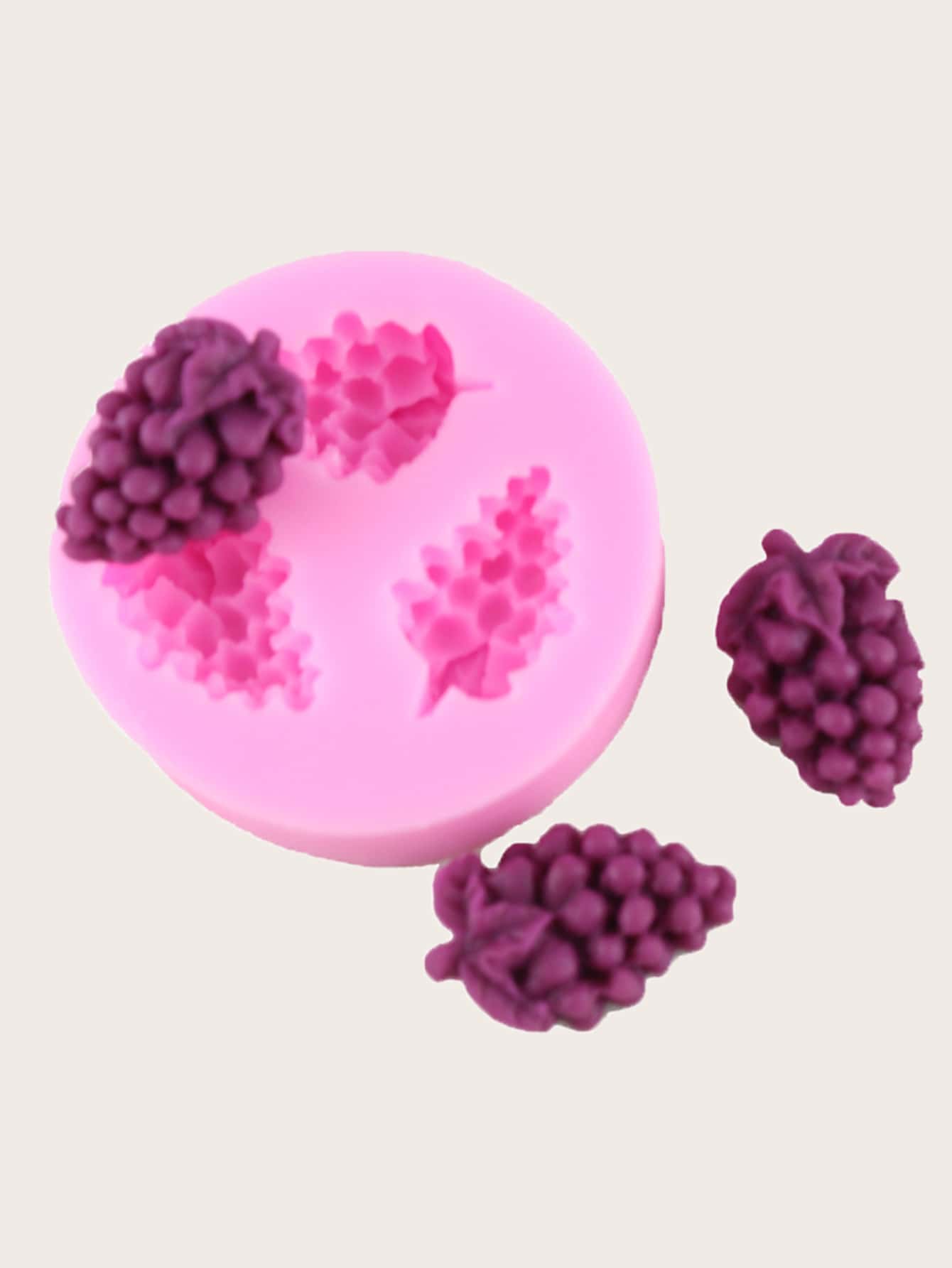 

Мини Форма для торта из мастики в виде винограда Силиконовая форма для шоколада, печенья, конфет, льда Кондитерская форма Инструменты для выпечки печенья, украшения торта розовый