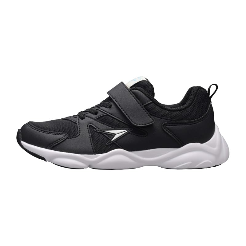 Shunsoku Athletic SJJ Cm Sneakers, Shoes, Kids, Boys, Lightweight, 16-25cm, 2E, 1750, Black, 25.0