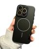 Applicable To IPhone 16 Soft Matte Skin Feeling Thin Circle Magnetic Suction Phone Case Apple 15 Crystal Lens Film Protection Case