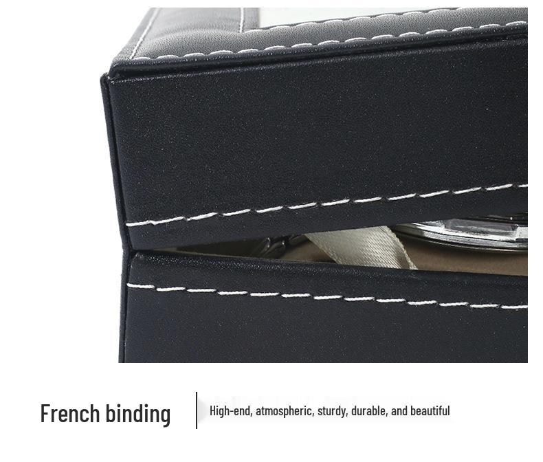 High-End Mechanical Watch Display & Storage Box - Large Capacity Wristwatch Organizer
